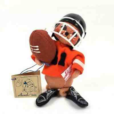 Vintage 1994 ANNALEE 7" Doll Football Player with Tag Made in USA #2027 NICE!