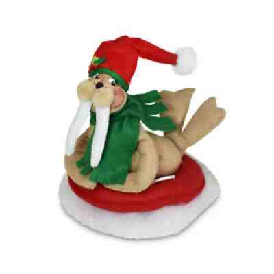 Annalee Dolls 2021 Christmas 8in Sliding Walrus Plush New with Tag