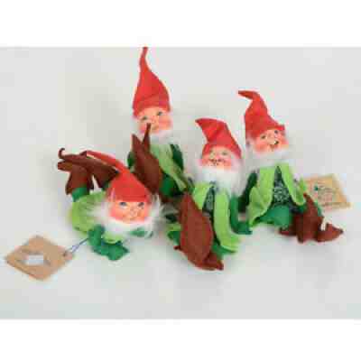 Annalee Dolls Set of 4 Christmas Elves #7367
