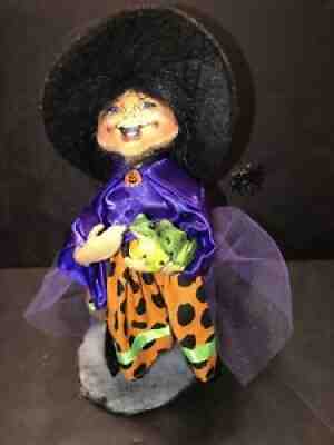 ANNALEE DOLLS 75 YEARS 2010 10 IN DOTTY WITCH WITH A FROG & SPIDERS 301510