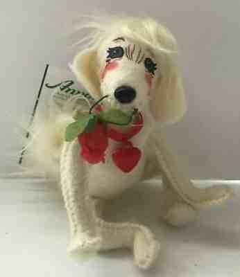 LOT OF 2!! Annalee Puppy Love 2012 Dog w/ Rose & Heart! NWT! Cute & Collectible!