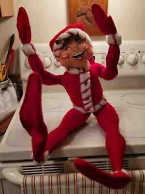 2008 Annalee 30" Red Peppermint Twist Elf 502908