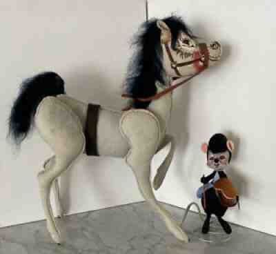 Vintage Annalee 17â? horse and jockey 1971