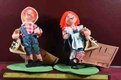 Halloween Annalee 7" Trick or Treat Raggedy Ann Andy Original Tags Rare 1997