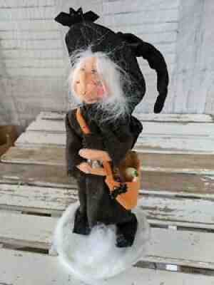 Annalee Old hag witch Halloween fall 10" RARE