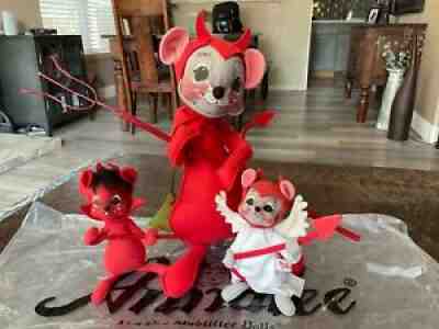 Lot of 3 Annalee Devil Mice