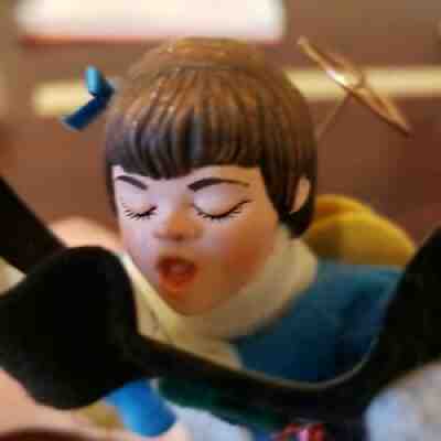 Simpich character dolls Cloud angels "Melodie" Christmas ornament