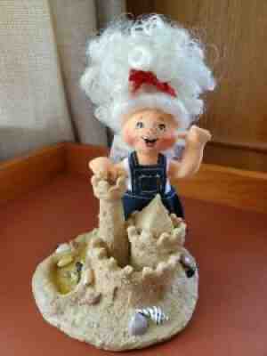 NWT 7" Sand Castle Suzy Annalee Doll Society 2002 Membership Summer, Beach Girl