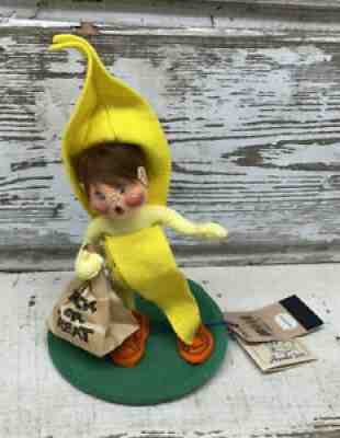 VINTAGE ANNALEE DOLL THE BANANA KID HALLOWEEN TRICK OR TREAT 7 INCH 1996 #3065