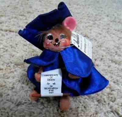Annalee 2011 5" Munchkin Coroner Mouse WIZARD OF OZ #252711 w Mfr. & Price Tags