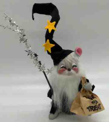 Annalee Doll Halloween Trick or Treat Wizard Merlin Mouse Costume 7" 3007 1993