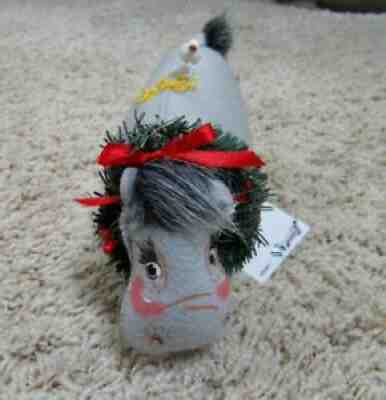 Annalee 2010 8" Holiday HIppo #751710 w/ Mfr. and Price Tags