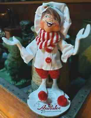 Annalee 2014 9" MerryMint Chef Elf #500614 w/ Mfr. and Price Tag