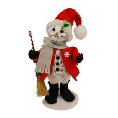 Annalee ~ 2017 ~ 9" ~ "Silver Snowflake Snowman" ~ #1550217 ~ NWT