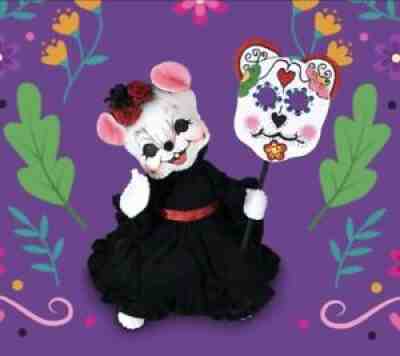 Annalee 6in Day of the Dead Girl Mouse Assembled In America SOLD OUT #861219