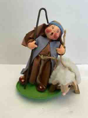 Annalee 7" Shepherd Child with Lamb Christmas Nativity doll