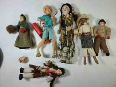 Antique Doll lot; Kimport, Annalee mobilitee, Eros, etc..