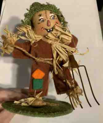 VINTAGE ANNALEE SCARECROW AUTUMN HARVEST COUNTRY Thanksgiving Adorable