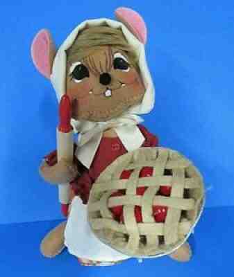 Annalee Cherry Pie Chef 8 in Mouse 2016 New Tags Hand Painted Fall Thanksgiving