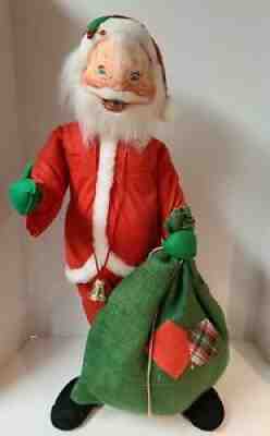 Vintage 1974 Annalee Santa Claus LARGE 29" Christmas Dolls