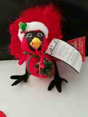 ANNALEE 8" Rare Christmas Kissing Red Cardinal Bird 2007 Exclusive w Tags