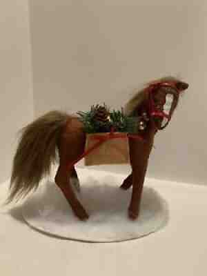 Annalee MerryMint Horse with Saddlebags 2014
