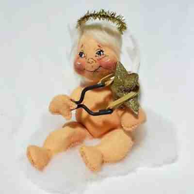 Annalee Dolls Shooting Star Angel 7" Christmas Clouds Slingshot Wings Mobilitee