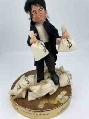Annalee Doll Dicken's Series Christmas Carol Xmas Eve Scrooge Moneybags #1265