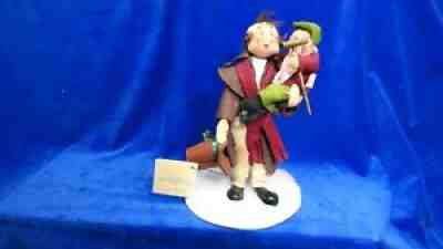 ANNALEE DOLLS 10" DICKENS BOB CRATCHET WITH 7" TINY TIM CHRISTMAS # 5482 1990