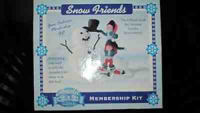 Large Annalee Tabletop Making Snowman Christmas Membership Club Kit Snow Friend