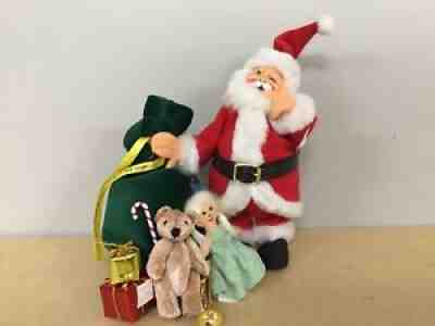 Rare Annalee 2004 Twas the Night Before Christmas Series Santa w/ Bag of Toys