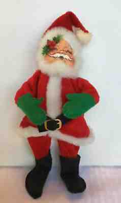 Vintage â??86 1963 ANNALEE Santa Doll 8â? Tall