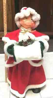 AnnaLee Mobilitee Doll Vintage Christmas Classic Mrs. Santa Large 30 Inch