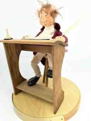 Annalee Doll Dicken's Series Christmas Carol, Bob Cratchet at Desk xmas Eve 1177