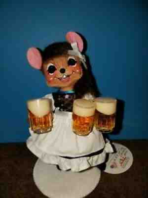 Annalee Beer Maiden Mouse 100 made! 6" NWT's (2021)