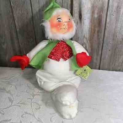 VINTAGE ANNALEE DOLL CHRISTMAS ELF SANTA 1971