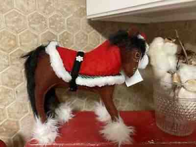 NWT Annalee Dolls 2016 Christmas Snowflake Clydesdale Horse 10â?