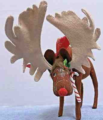 Annalee 2010 9" Masquerade Moose 75TH Anniversary Edition Christmas DÃ©cor