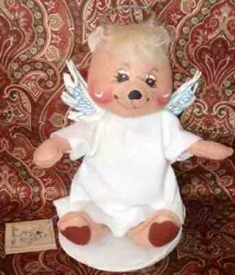 Annalee Christmas Angel 9" Bear Bendable Posable Made In U.S.A #8053 New w/ Tag