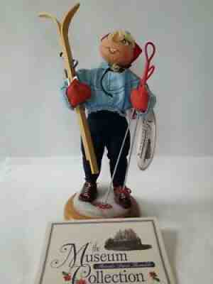 Annalee 1956 Ski Doll Poles Skis Museum Collection Mobilitee COA Limited Vintage