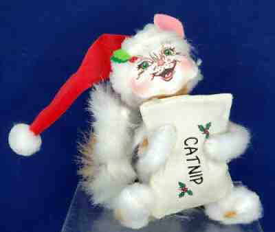 Annalee Christmas Catnip Kitty Doll 2007 6"
