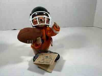 Vintage 1994 ANNALEE 7" Doll Football Player with Tag Made in USA #2027 NICE!
