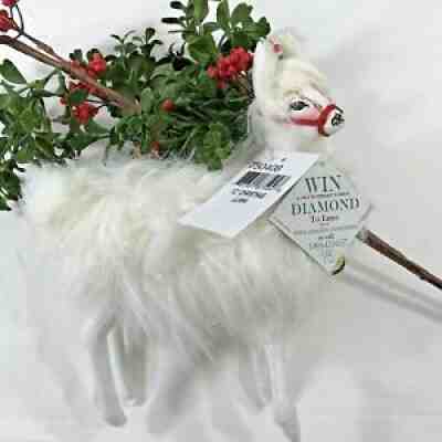 NWT! Annalee Doll 10" Christmas Nativity Llama #750408 Red Collar w/Bell 2008