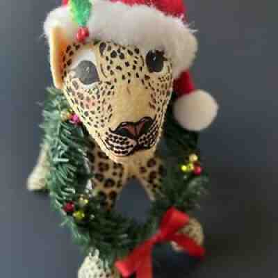 ANNALEE 10" YULETIDE LEOPARD 940012 HARD TO FIND WITH TAGS 2012