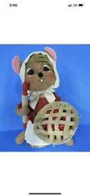Annalee Cherry Pie Chef 8 in Mouse 2016 New Tags Hand Painted Fall Thanksgiving