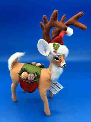 Annalee Doll 8â? Christmas Delights Reindeer #450612 w/ Tags Christmas Reindeer