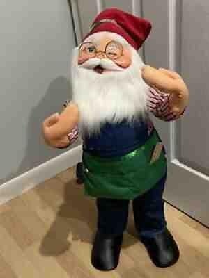 2010 75th Anniversary 30â? Large Annalee Doll Christmas Workshop SANTA CLAUS NWOT