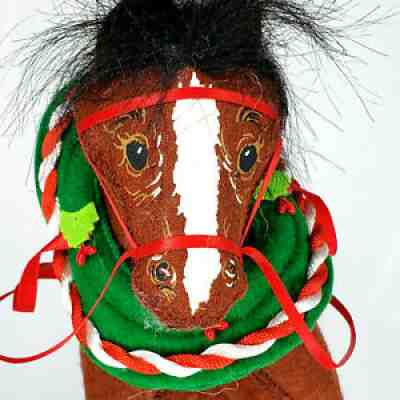 Annalee 2010 Christmas 10" Clydesdale' Horse 75th Anniversary