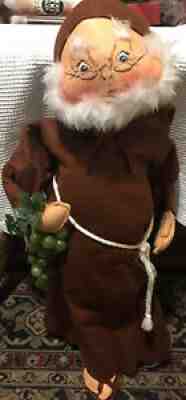 Vintage Annalee Monk Doll 1981 Approx 32â? H