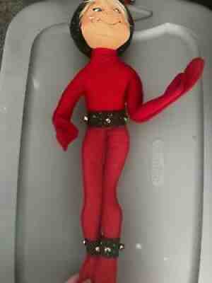 ANNALEE ELF #1954 - LARGE! 22" Vintage Red Christmas Elf - Posable Mobilitee 3